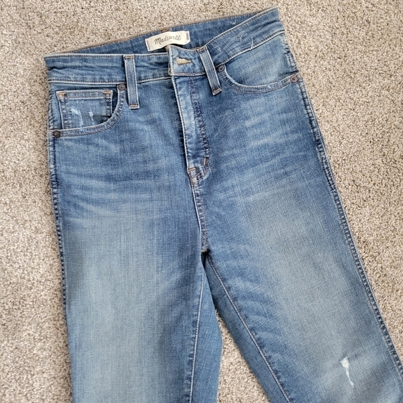 Madewell Curvy High Rise Step Hem Skinny 26 - Picture 6 of 11